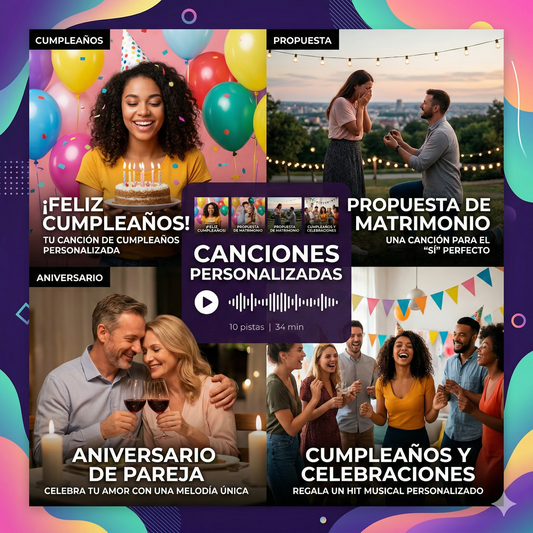 Una canción personalizada, un regalo que nunca olvidarán